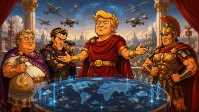 Trumpius Caesar Maximus und die Legion der Denkmaschinen: Das Imperium erklärt den KI-Kreuzzug