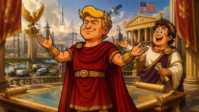 Trumpius Caesar und das Unzerstörbare Imperium – Der Goldene Schild von Amerika Maxima