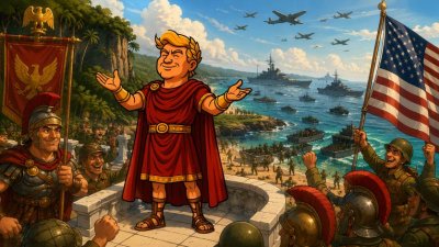 Trumpius Caesar Honors the Glorious Liberation of Guamus Maximus