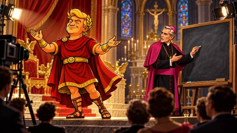 Grafik: Trumpius Caesar und das Primetime-Wunder