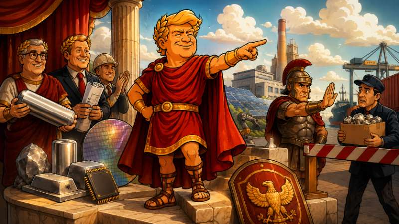 Grafik: Trumpius Caesar and the Great Silicon Empire