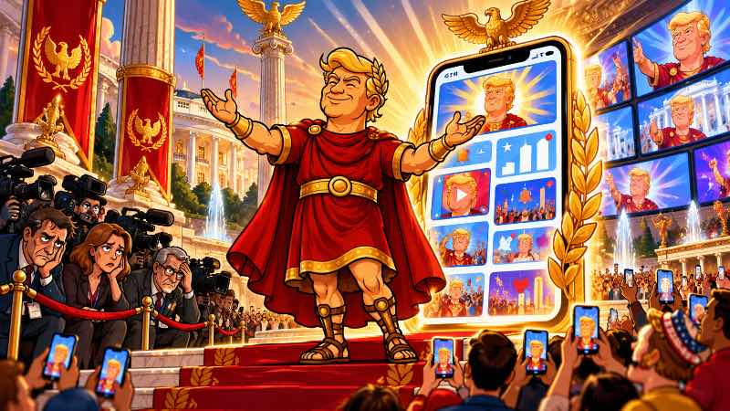 Picture: Trumpius Caesar Now Rules America by App