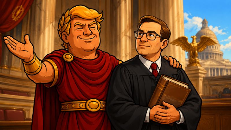 Grafik: Drei neue Richter für das Imperium Trumpianum