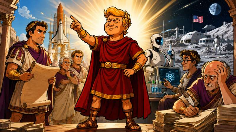 Image: Trumpius Caesar Begins America's Golden Age