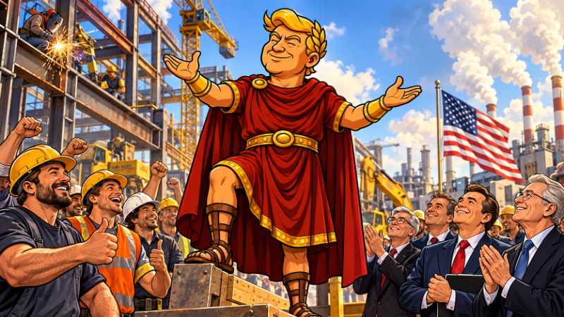 Grafik: Trumpius Caesar entfesselt das Job-Wunder
