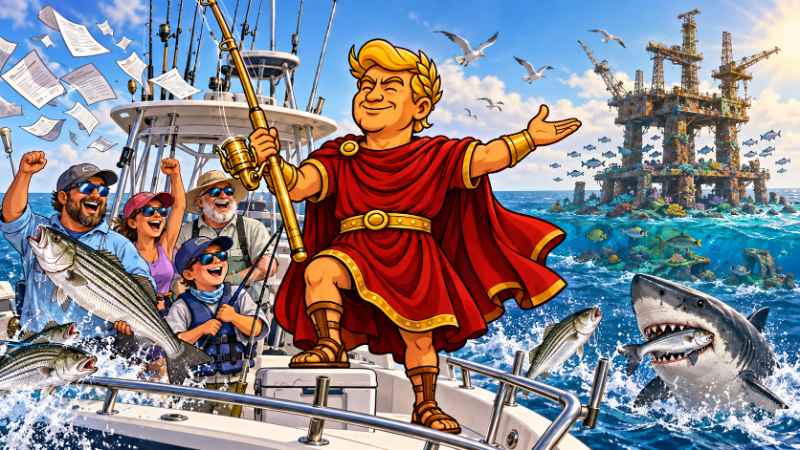 Picture: Trumpius Caesar Frees America's Fishing Seas