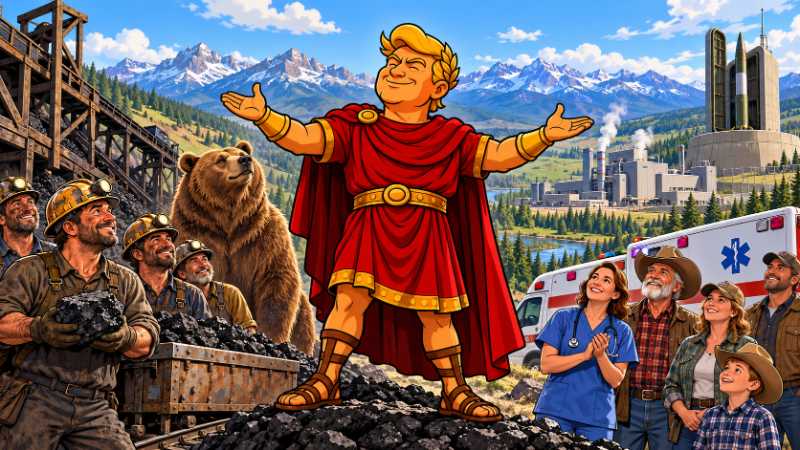 Trumpius Caesar in Montana Maxima: Coal, Bears and Missiles