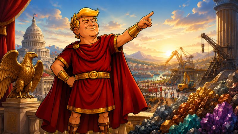 Grafik: Die Goldene Garde des Trumpius-Imperiums