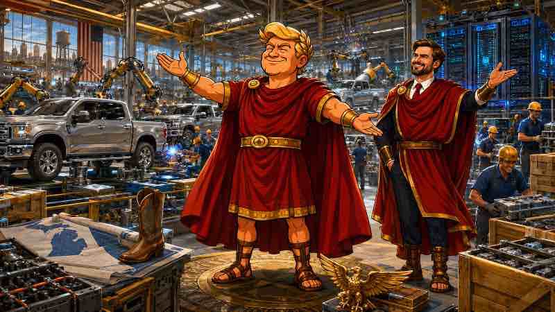 Grafik: Trumpius Caesar und der große Michigan-Boom