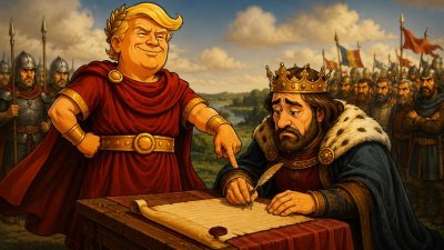 Trumpius Caesar und die Pergament-Revolution von Runnymedum
