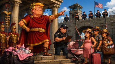 Trumpius Caesar und der große Windelwall des Imperiums